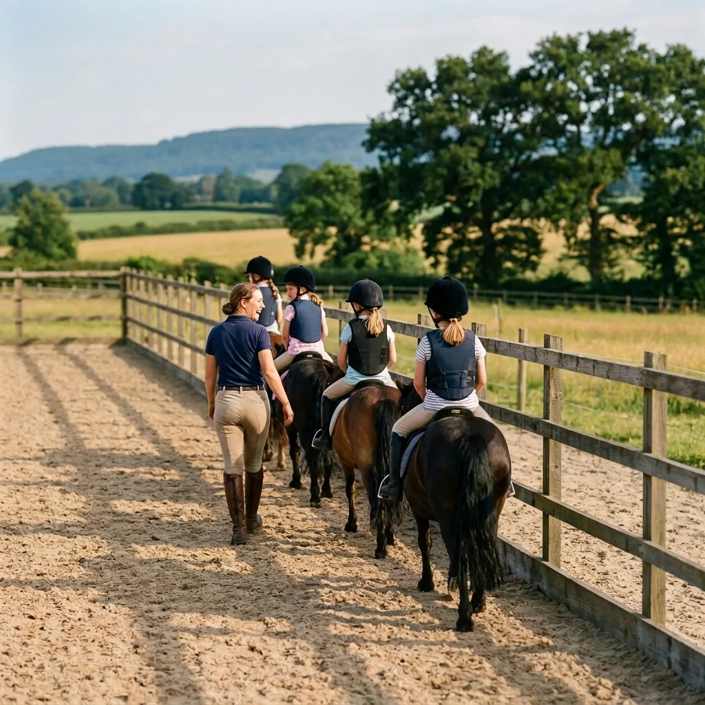 Cours de poney à Albon, Drôme